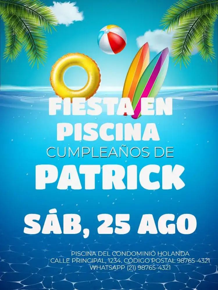 Pool Party Playa Femenino