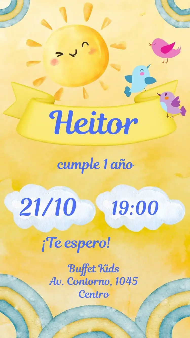 Invitación Solzinho