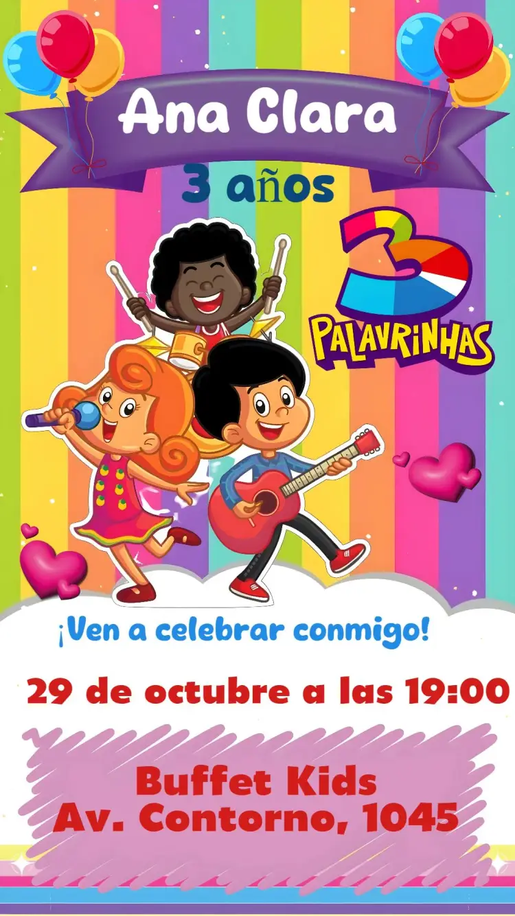 Invitación 3 Palabritas