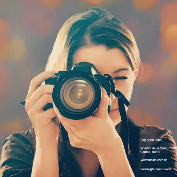Invitación Publicación Para Fotógrafo Azul – tema Más buscados moderno, elegante, fotográfico, minimalista, sustentável, artístico