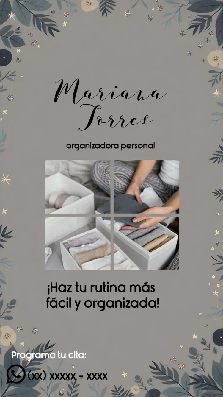 Invitación Tarjeta De Visita Personal Organizer Organización