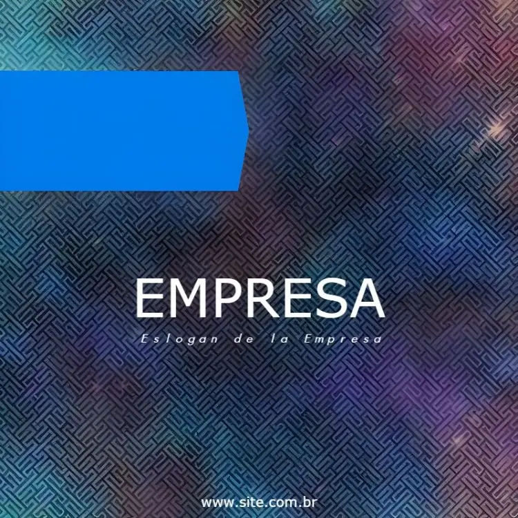Invitación Publicación Para Empresas Abstracto Azul