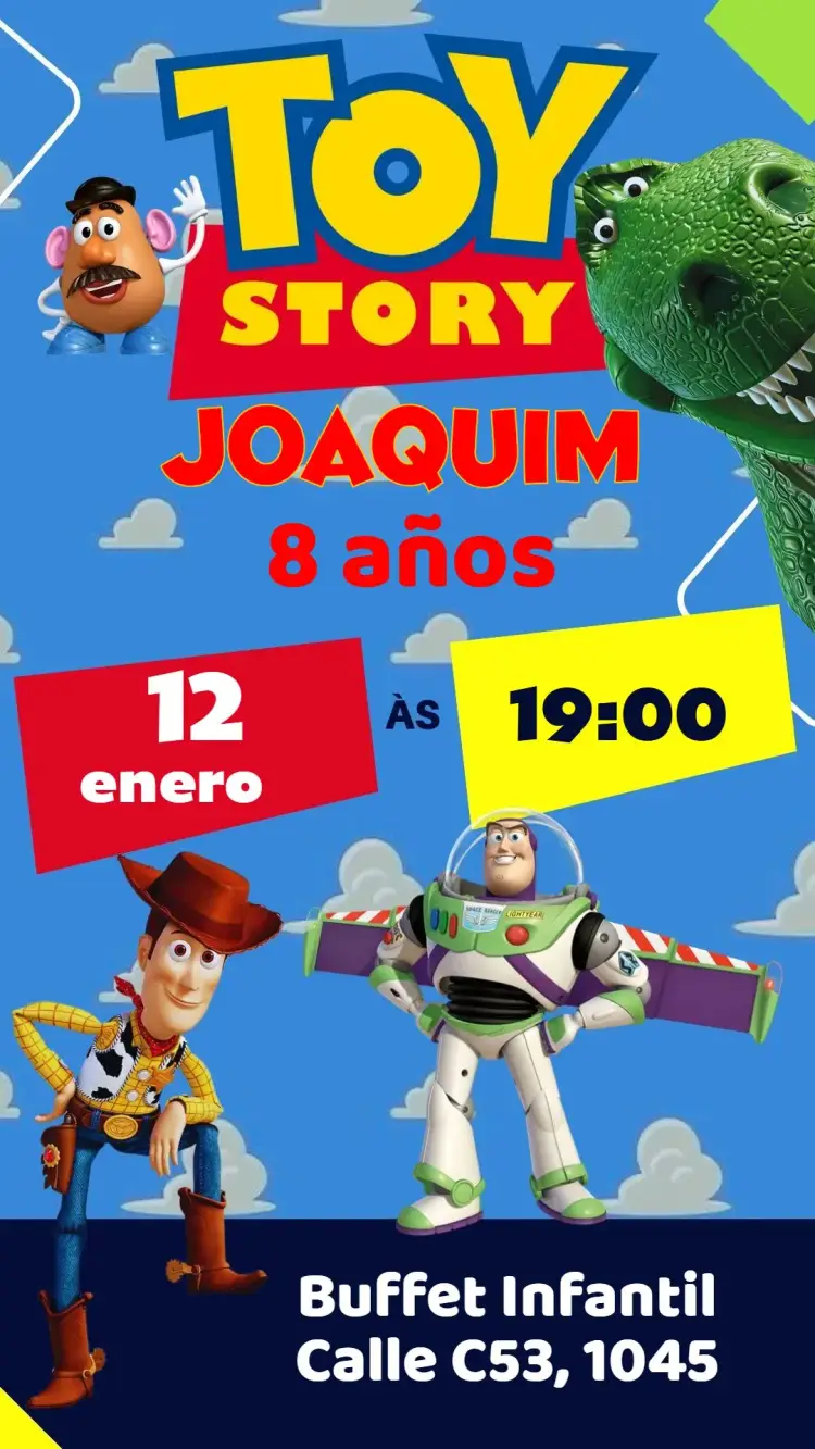 Invitación Toy Story