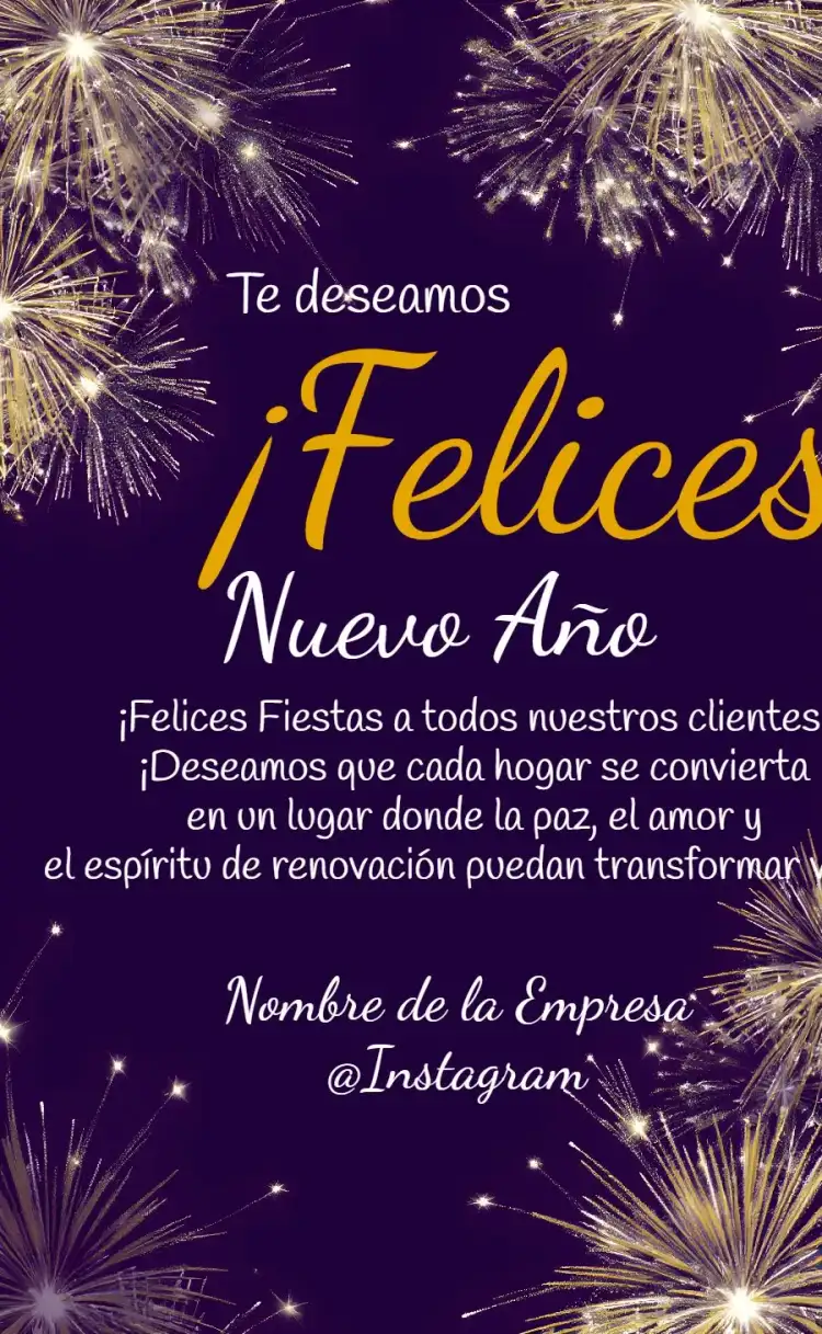 Tarjeta De Año Nuevo Empresa Prosperidad