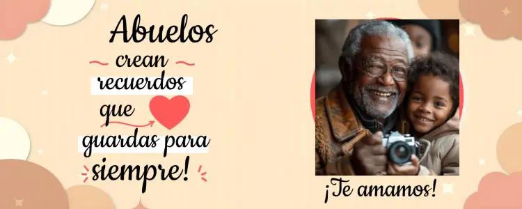 Invitación Arte Taza Abuelo Con Foto Abuelos