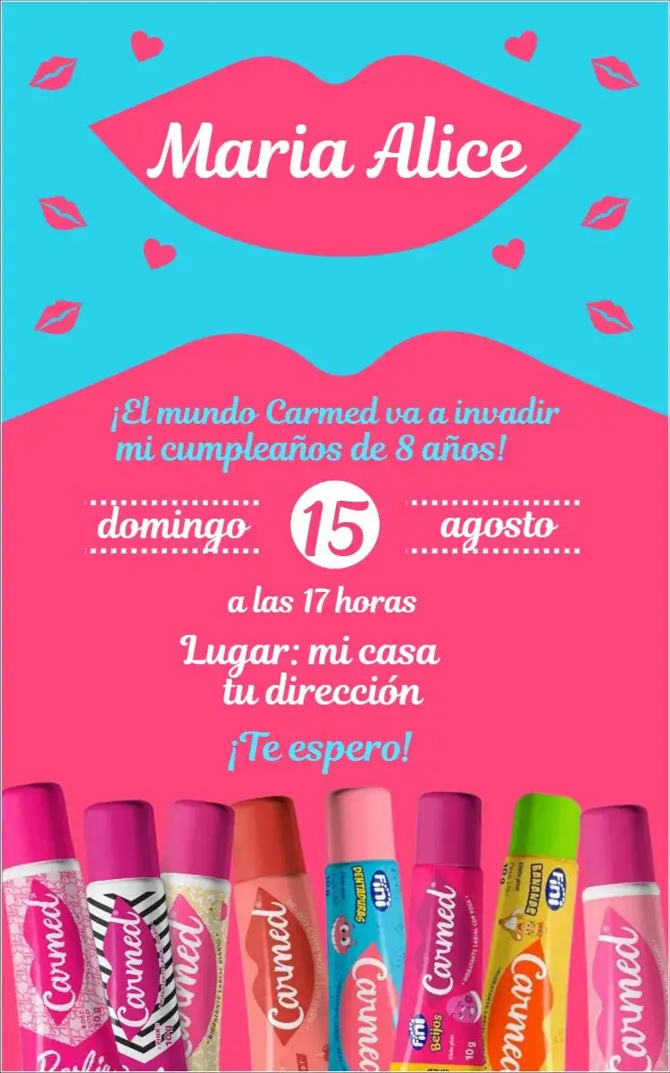 Invitación Carmed 4