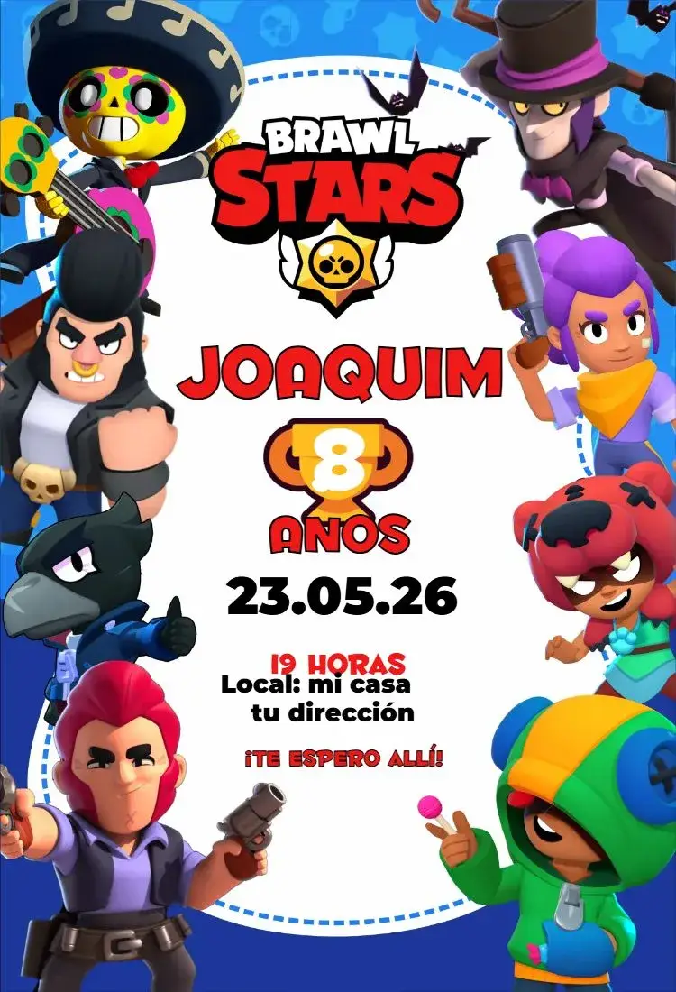Invitación Brawl Stars 1