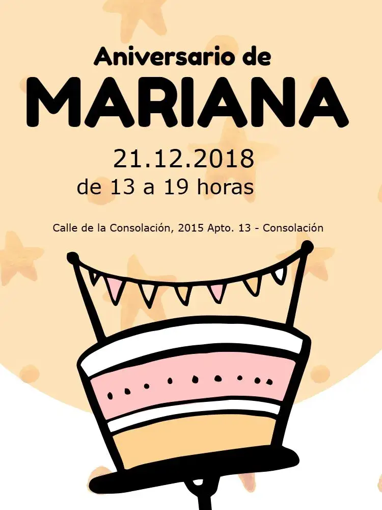 Invitación Infantil