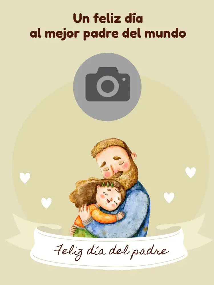 Invitación Tarjeta Día Del Padre Creativa Hombre