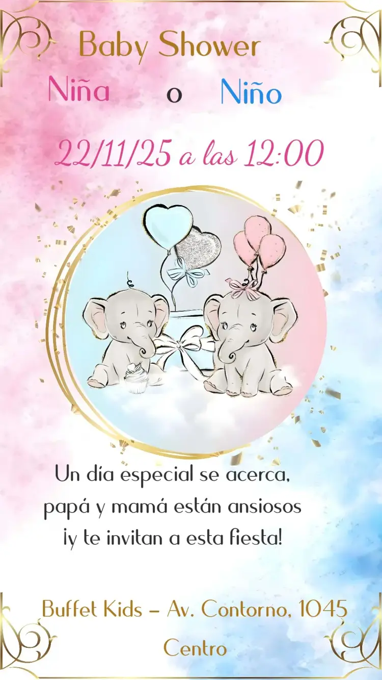 Invitación Baby Shower