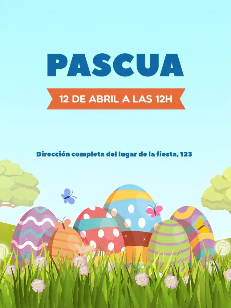 Invitación Pascua Marrón – tema Fechas Conmemorativas marrón, blanco, vintage, minimalista, divertido, elegante