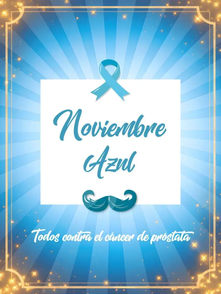 Invitación Publicación Para Noviembre Azul Próstata – tema Más buscados azul, moderno, minimalista, gráfico, clean