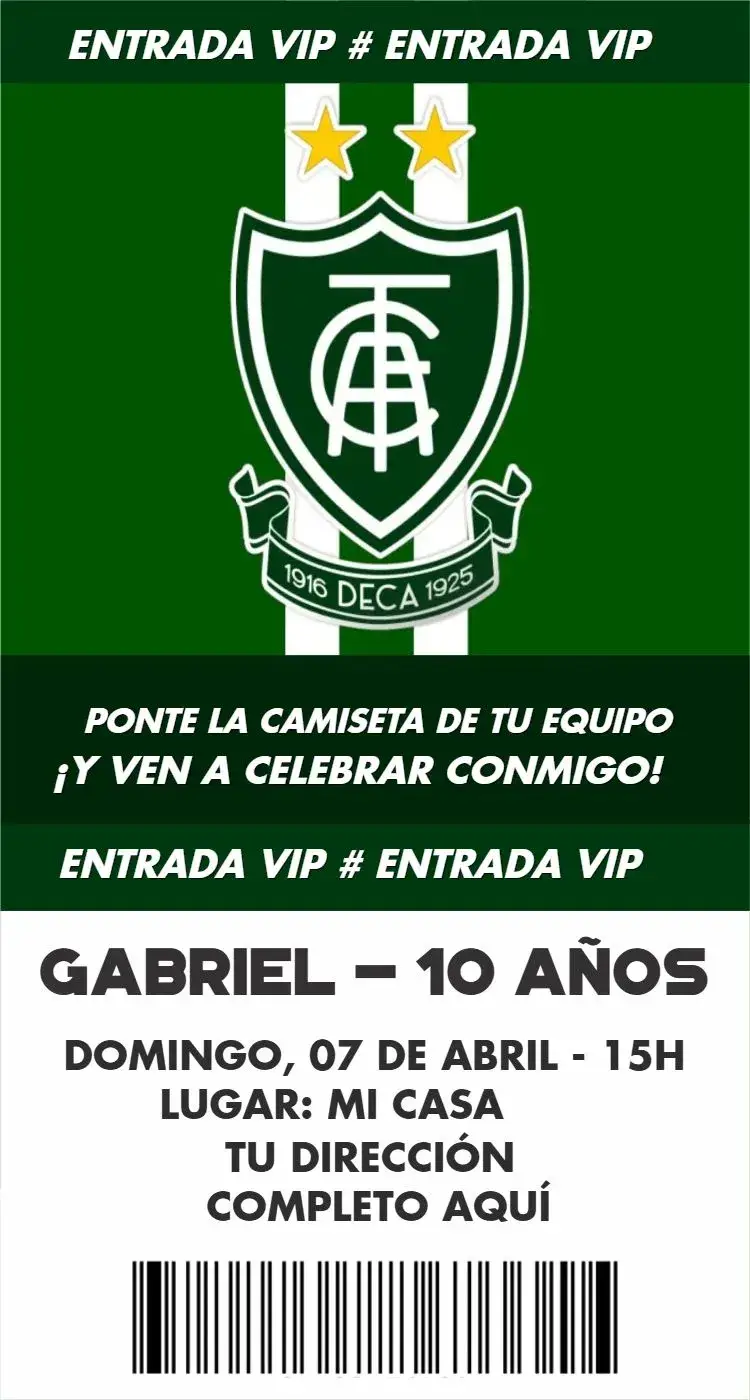 Invitación América