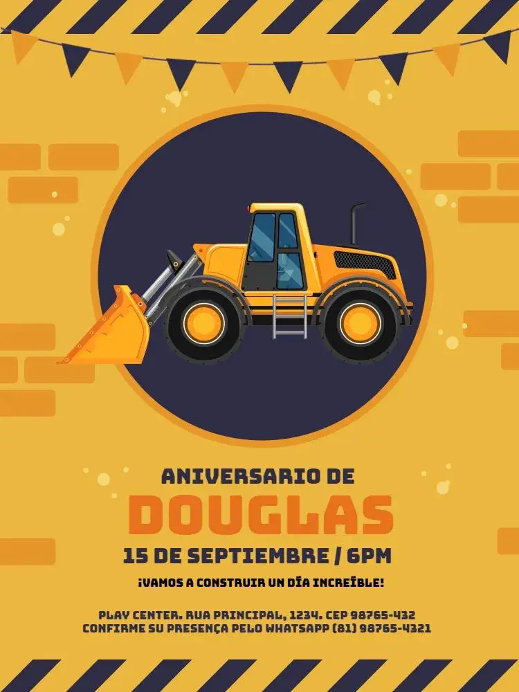 Invitación Tractor Claro