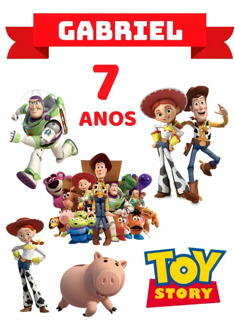 Invitación Topo De Pastel Toy Story Woody editable y personalizable