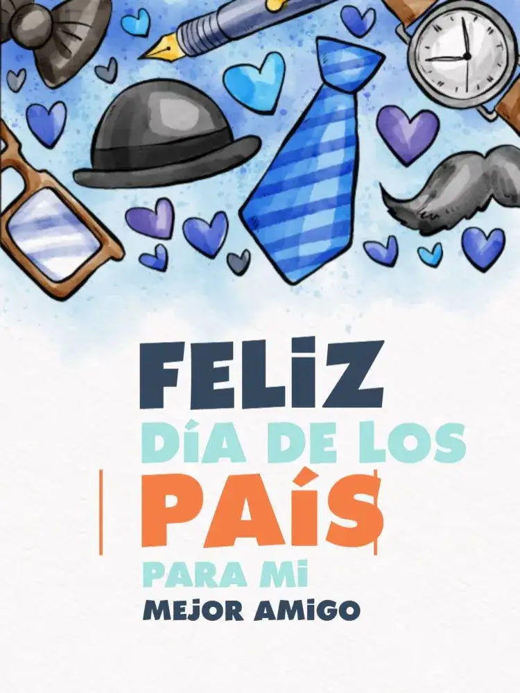 Invitación Tarjeta Día Del Padre Claro – tema Tarjeta claro, azul, divertido, lúdico, moderno, familiar