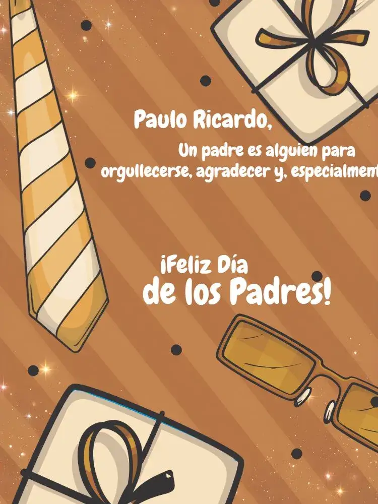 Invitación Tarjeta Día Del Padre Blanca – tema Fechas Conmemorativas blanco, marrón, beige, moderno, elegante