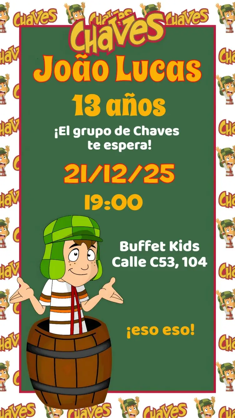 Invitación Chaves