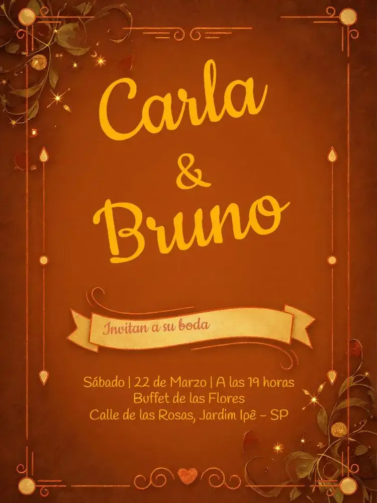 Invitación Boda Romántica Beige – tema Boda romántico, clásico, elegante, minimalista, beige, delicado