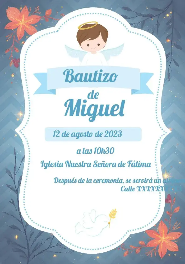 Invitación Bautismo Confirmación