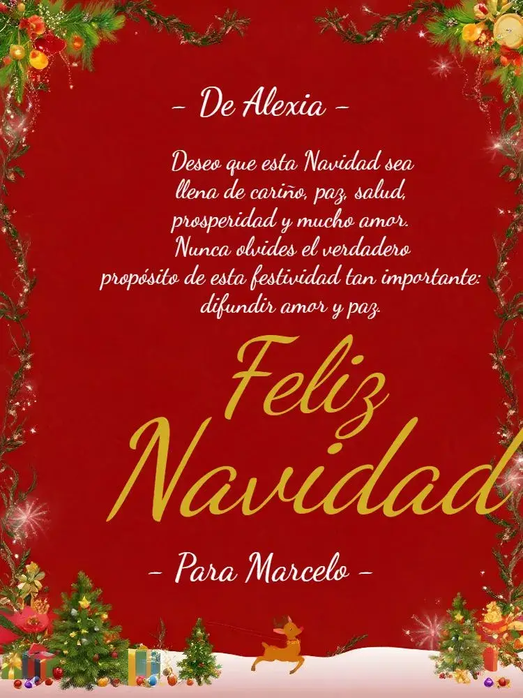 Invitación Tarjeta De Navidad Arte