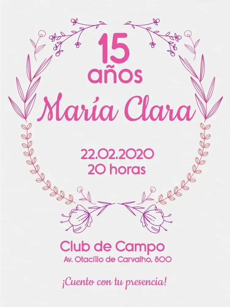 De 15 Años Minimalista En El Jardín Adolescente