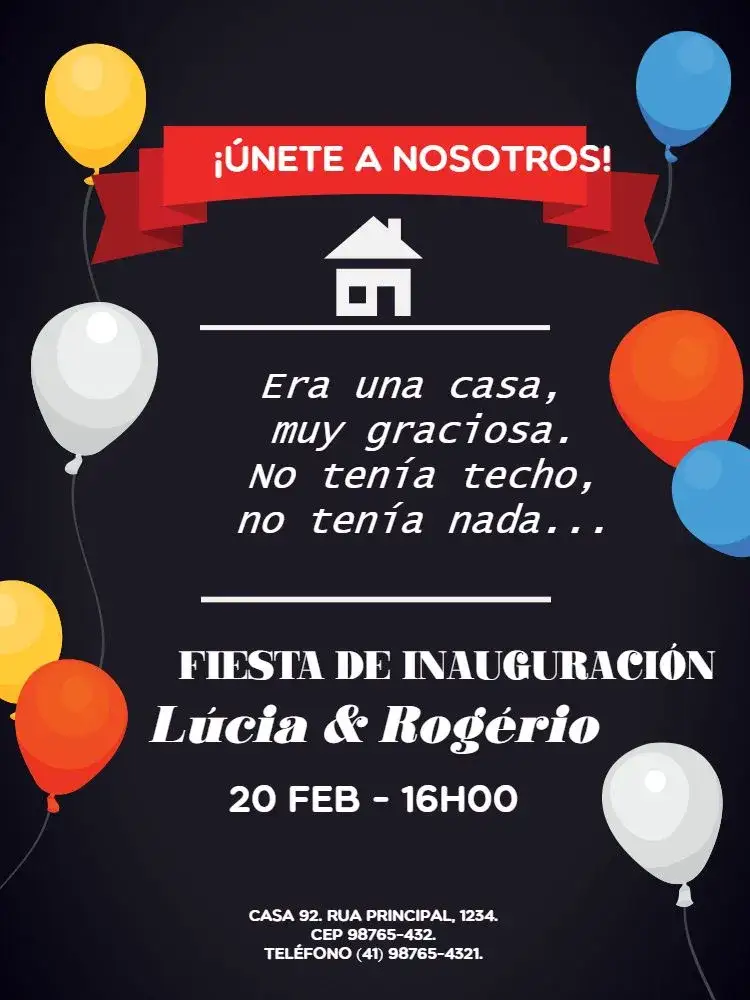 Invitación Té De Casa Nueva Divertido Celebración – tema Baby Shower divertido, moderno, colorido, engraçado, casual, festivo