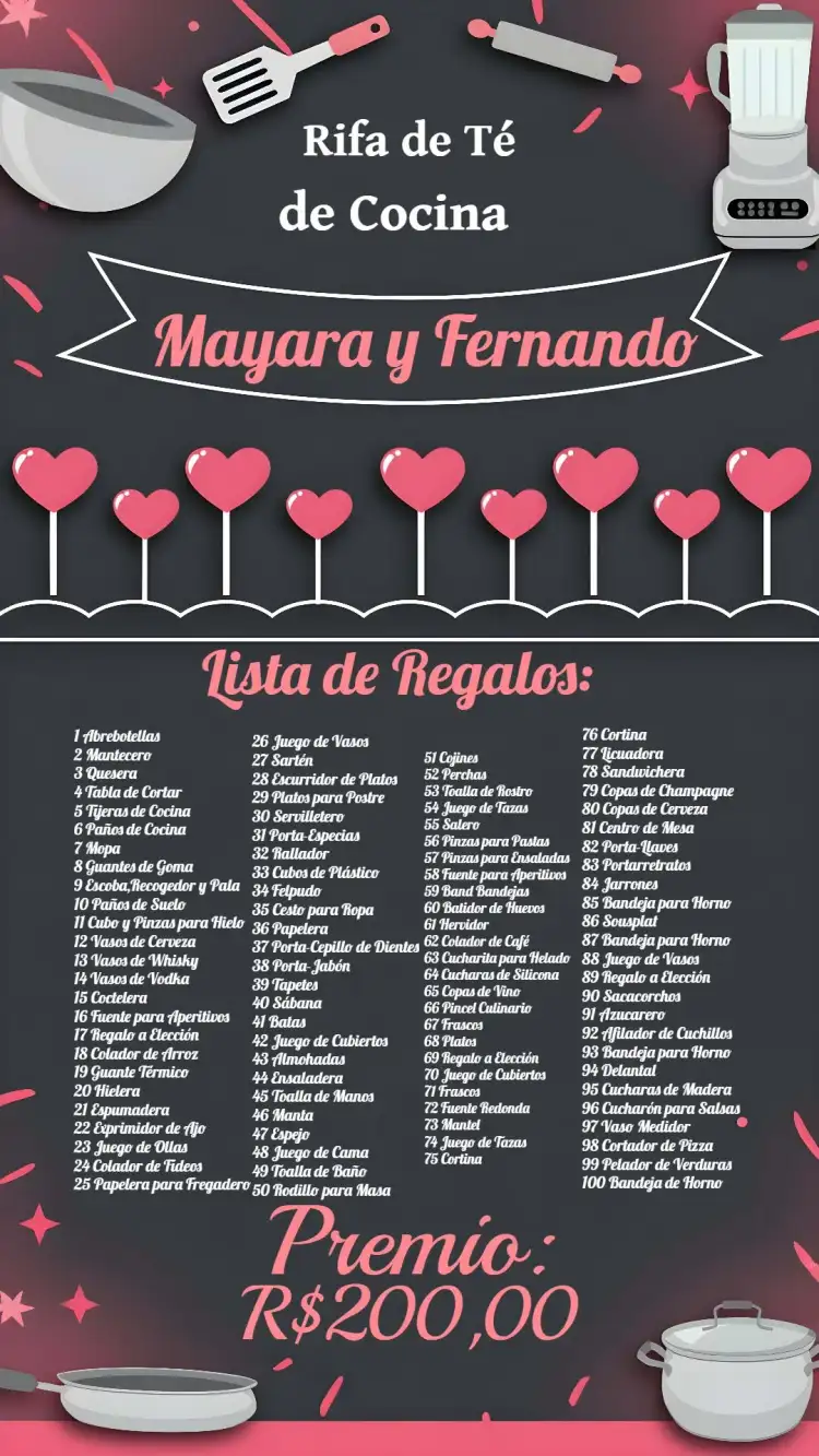 Despedida de Soltera Corazones Sugerencias