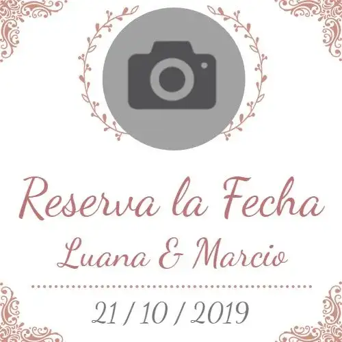 Invitación Save The Date Arabesco Digital – tema Cumpleaños árabe, romántico, elegante, delicado, moderno