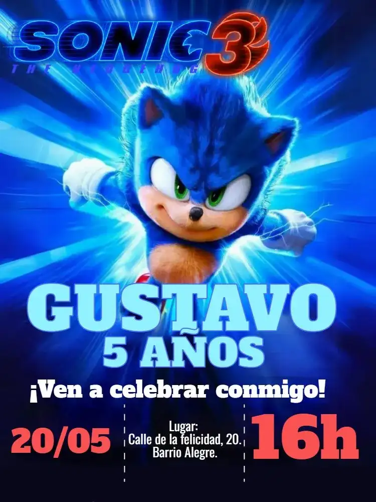 Cumpleaños Sonic 3