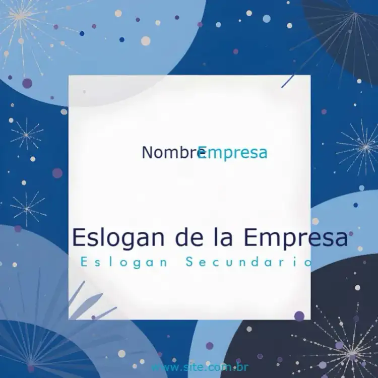 Publicación Para Empresas Abstracto Azul