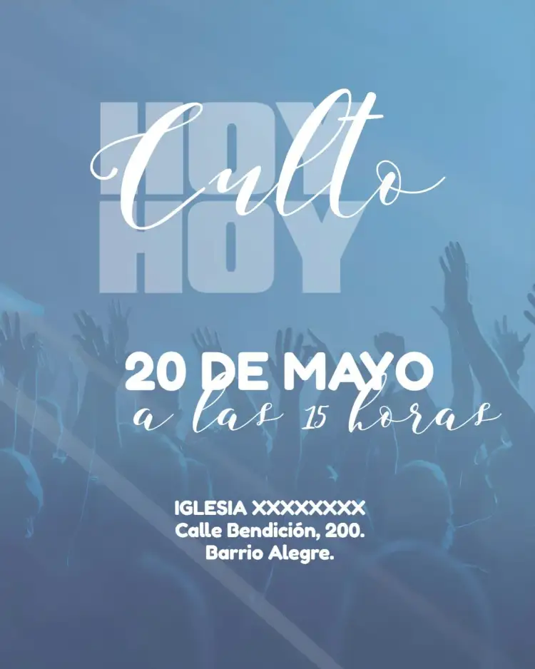 Invitación Arte Para Culto Iglesia Pastora – tema Bautismo floral, gospel, delicado, moderno, suave, espiritual