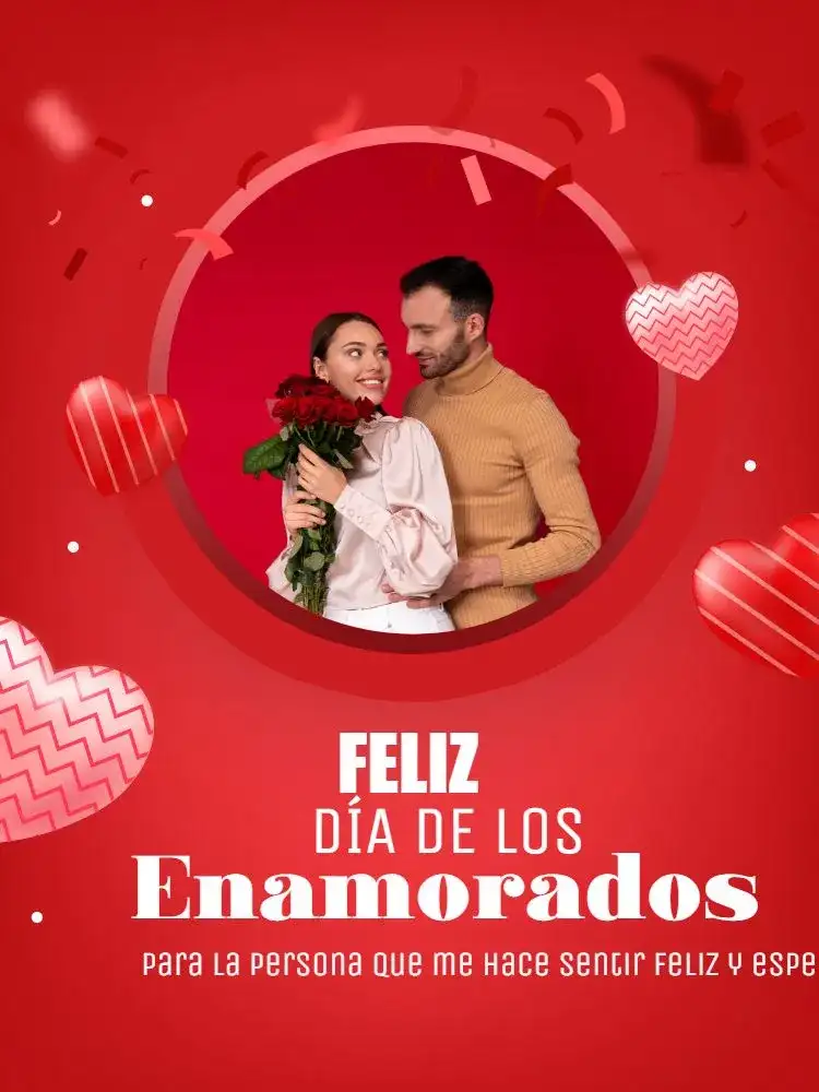 Tarjeta Día De Los Enamorados Celebración