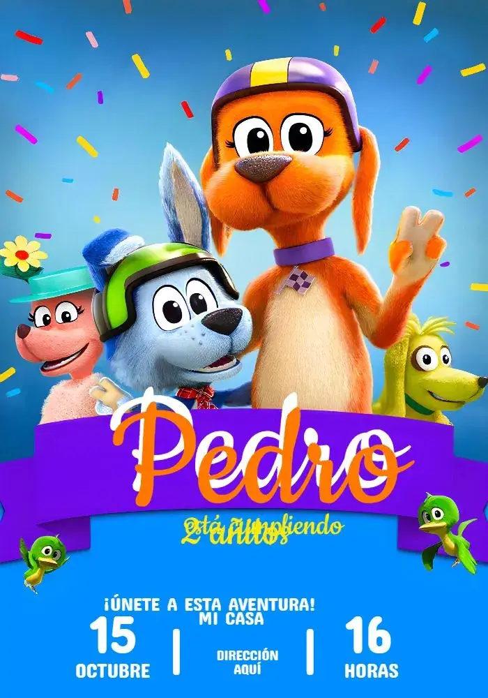 Invitación Vamos Perro Vaicachoro