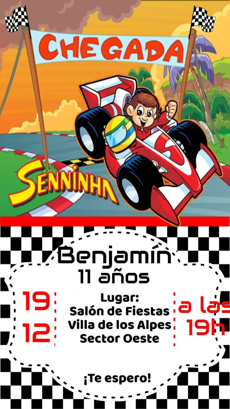 Invitación Senninha