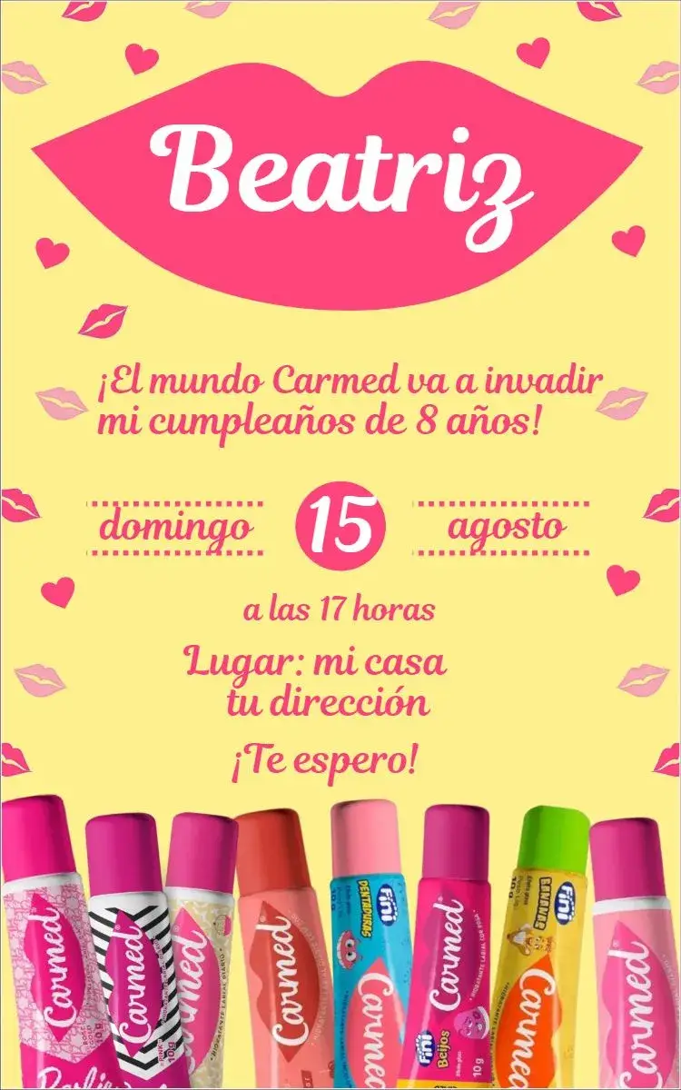 Invitación Carmed 6
