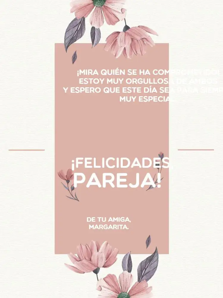 Invitación Tarjeta De Celebración de Boda Floral Delicada