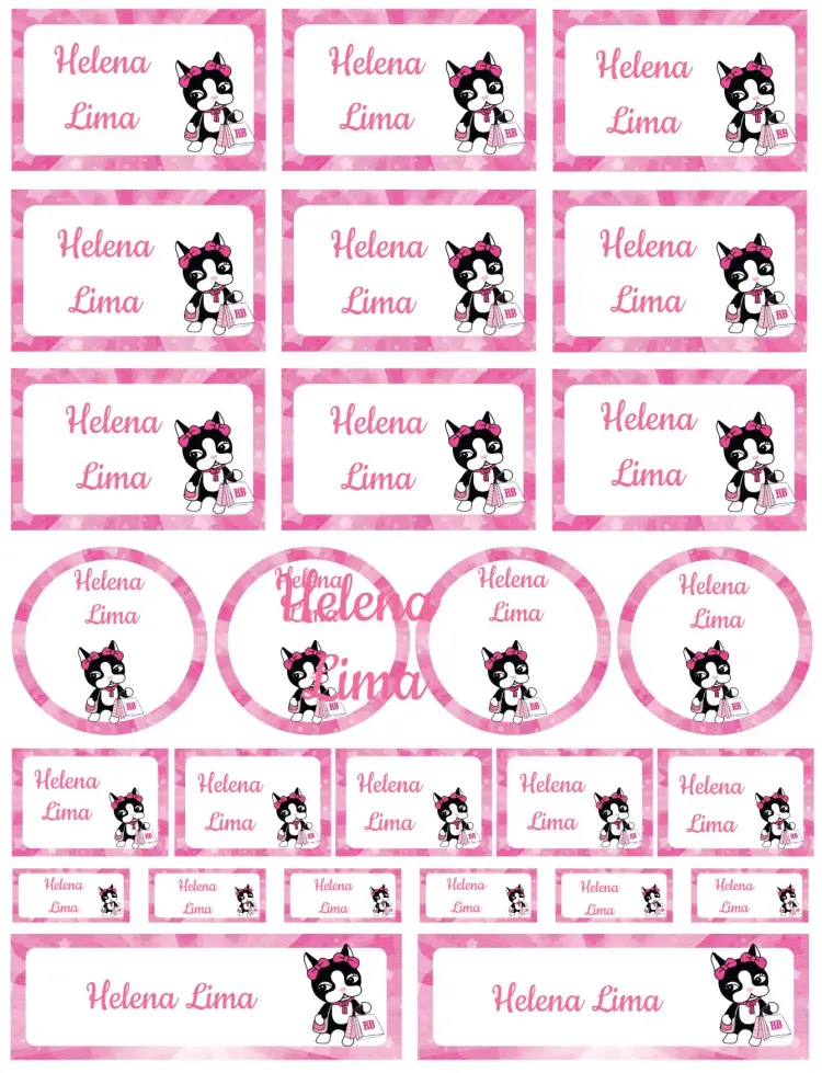 Invitación Gatita Rebecca Bonbon