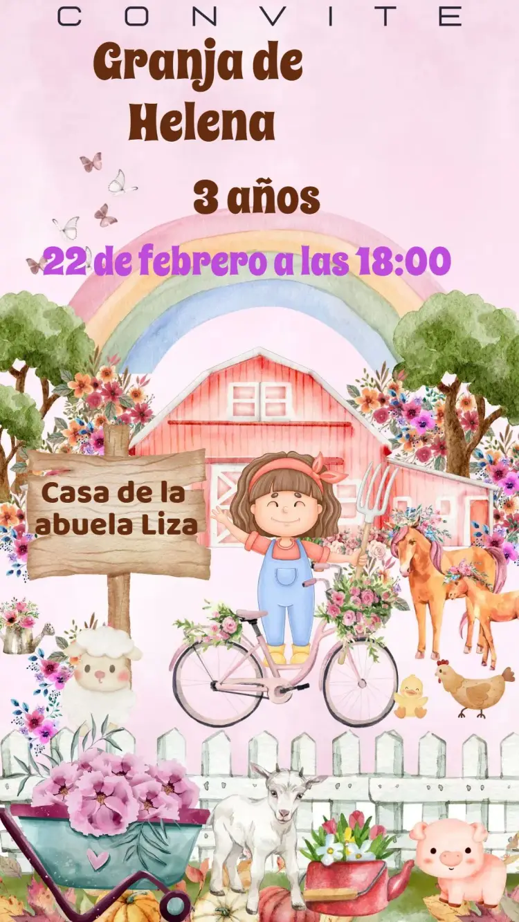 Invitación Granja