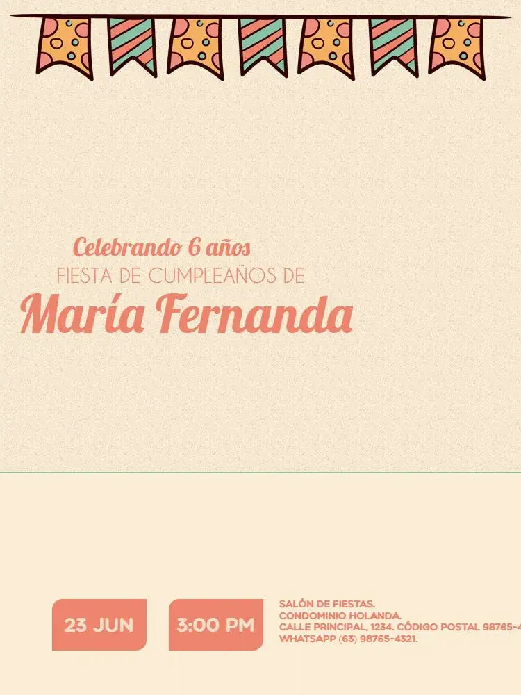 Invitación Beige Claro