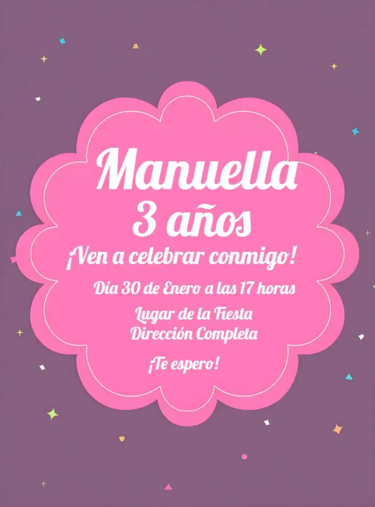 Invitación Patrulla Canina Rosa – tema Cumpleaños Infantil colores suaves, ilustraciones divertidas, estilo moderno, tema de aventura, elementos gráficos de perro, detalles en rosa
