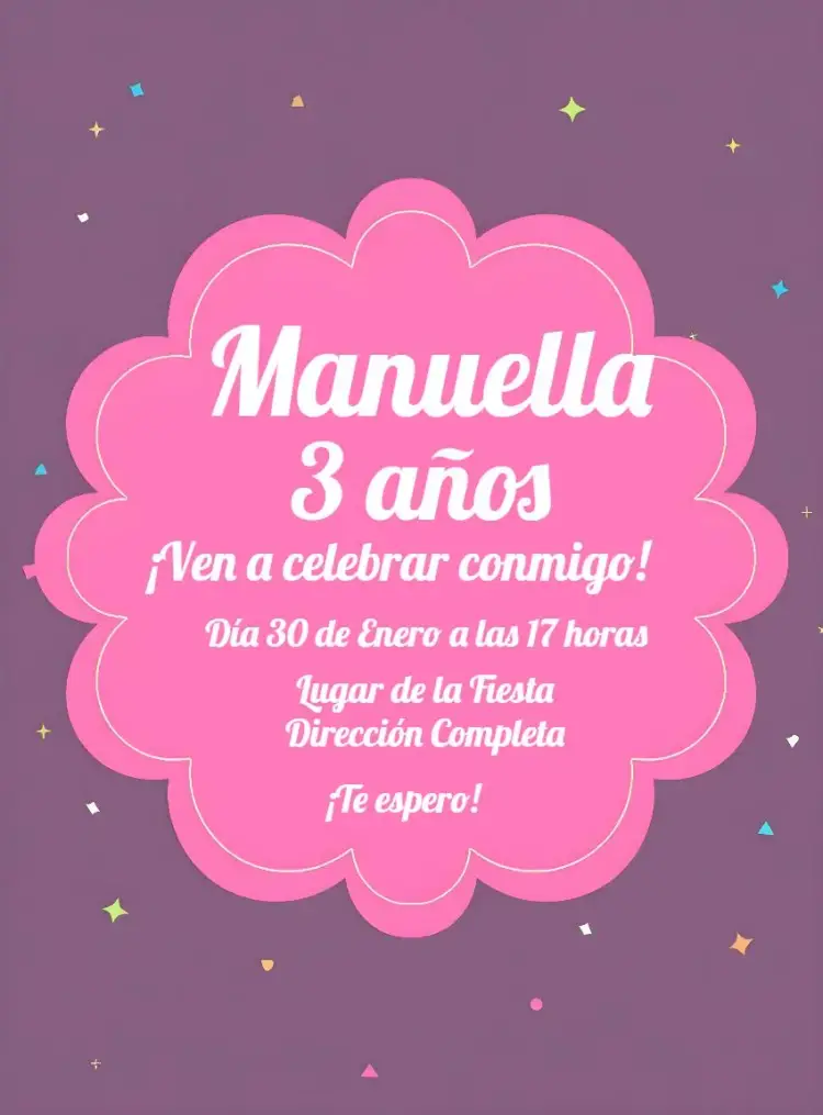 Invitación Patrulla Canina Rosa
