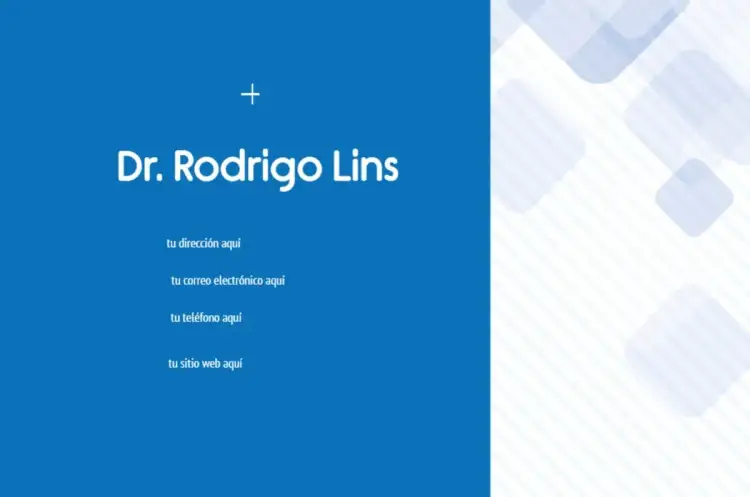 Invitación Carta Salud Enfermero Reverso – tema Tarjeta moderno, minimalista, suave, profesional, elegante