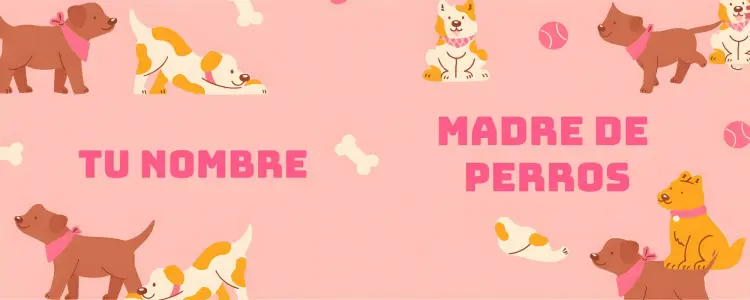 Invitación Arte Taza Madre De Perro Rosa