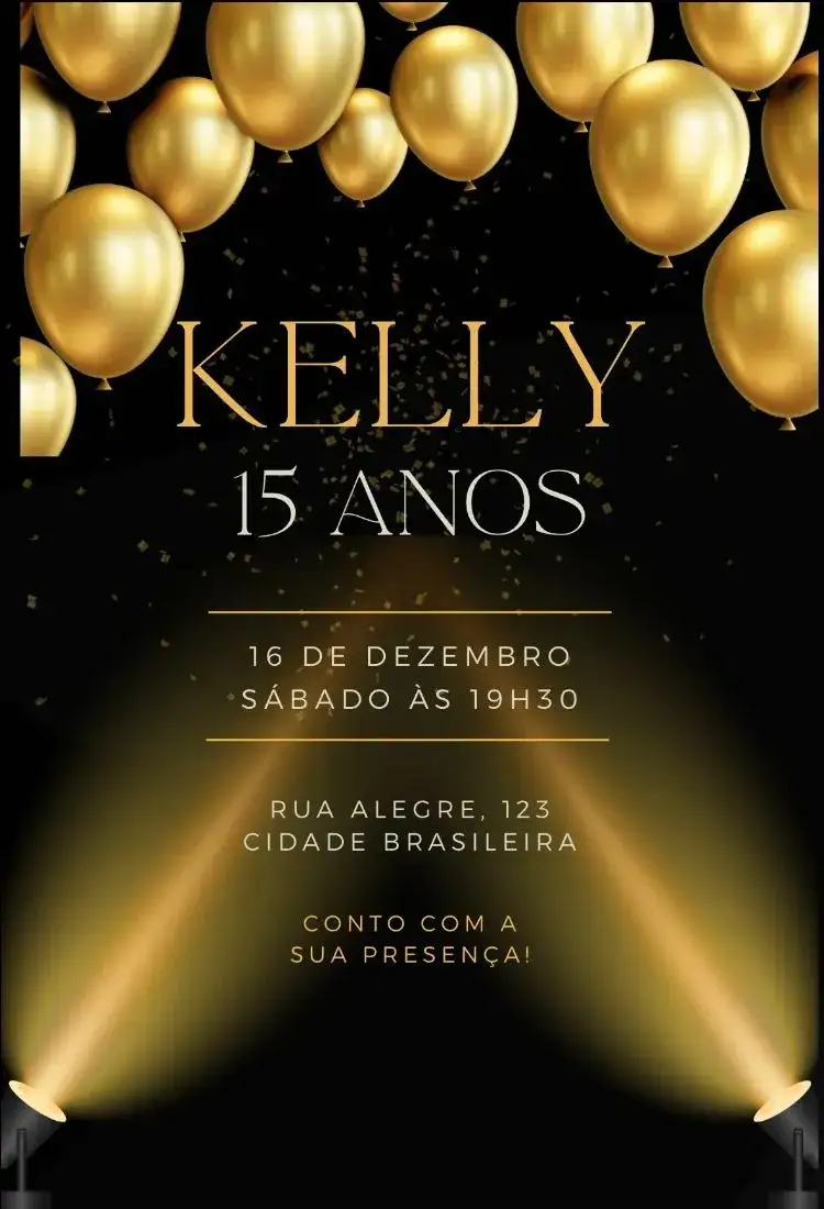 Invitación Aniversario – tema Tarjeta colorido, festivo, moderno, divertido, alegre