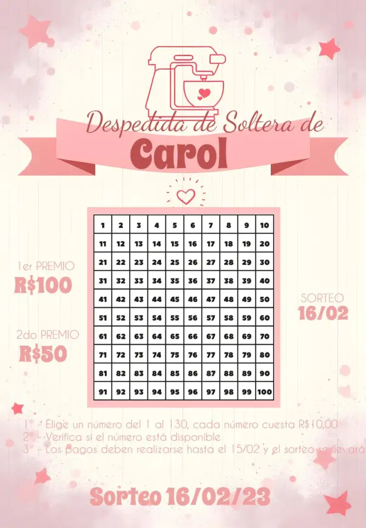 Invitación Té Rifa De Cocina Cha – tema Té Rifa rosa, minimalista, divertido, moderno, cocina, fiesta
