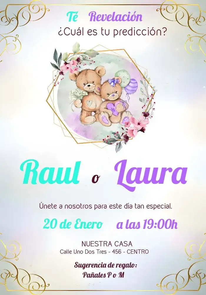 Baby Shower Ositos Verdes