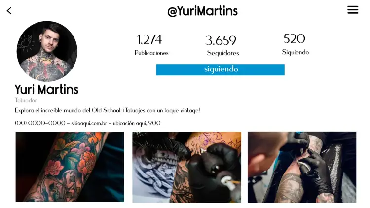 Invitación Tarjeta De Visita Feed Instagram Tatuador School – tema Más buscados estilo antiguo, vintage, moderno, artístico, colorido, gráfico