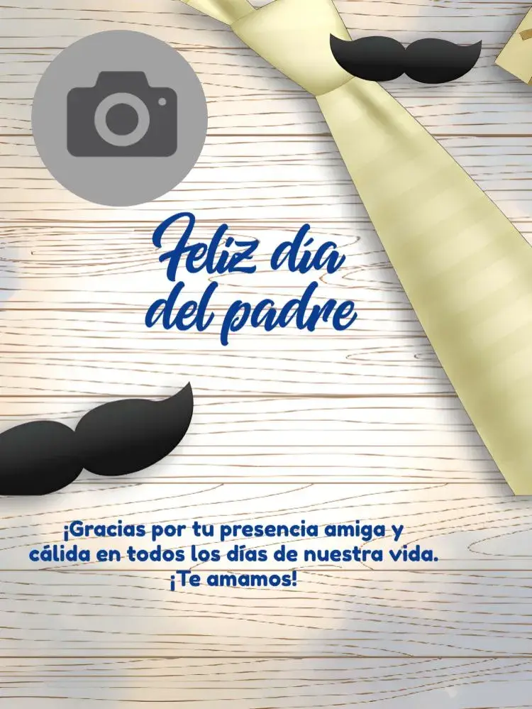 Invitación Publicación Día Del Padre Con Foto Homenaje