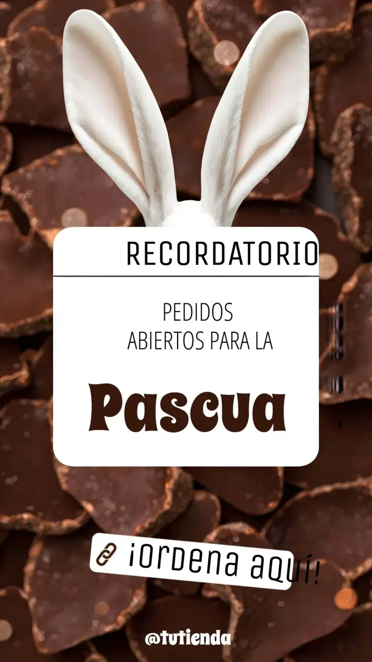 Invitación Pedidos de Pascua Venta – tema Fechas Conmemorativas colorido, divertido, temático, alegre, infantil, moderno